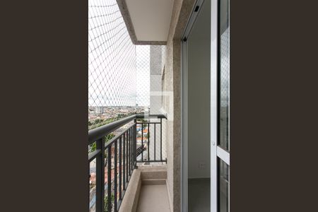 Varanda da Sala de apartamento para alugar com 2 quartos, 35m² em Vila Guilhermina, São Paulo