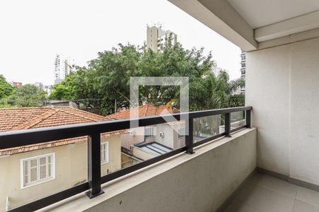 Varanda de kitnet/studio para alugar com 1 quarto, 28m² em Vila Olímpia, São Paulo
