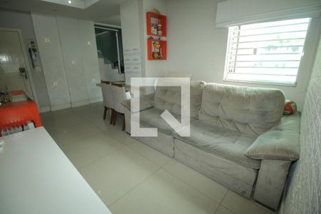 Sala de apartamento à venda com 3 quartos, 140m² em Vila Humaita, Santo André