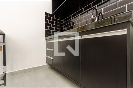 Cozinha de kitnet/studio para alugar com 1 quarto, 23m² em Itaberaba, São Paulo