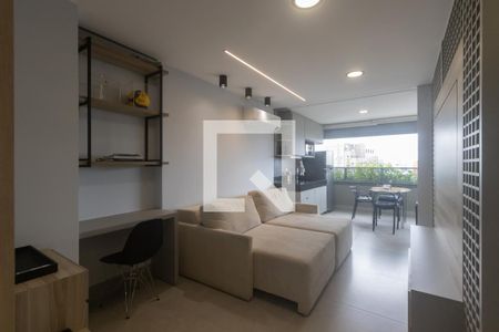Sala de apartamento para alugar com 1 quarto, 44m² em Itaim Bibi, São Paulo