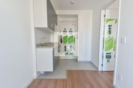 Sala/cozinha de apartamento à venda com 1 quarto, 27m² em Ipiranga, São Paulo