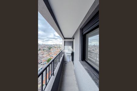 Varanda da Sala de kitnet/studio à venda com 1 quarto, 27m² em Ipiranga, São Paulo