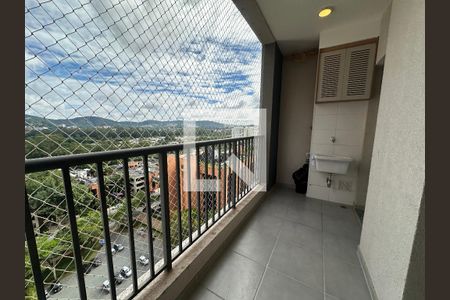 Varanda da Sala de apartamento para alugar com 2 quartos, 52m² em Alphaville Empresarial, Barueri