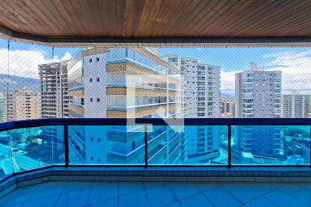 Sacada de apartamento para alugar com 3 quartos, 100m² em Vila Caiçara, Praia Grande