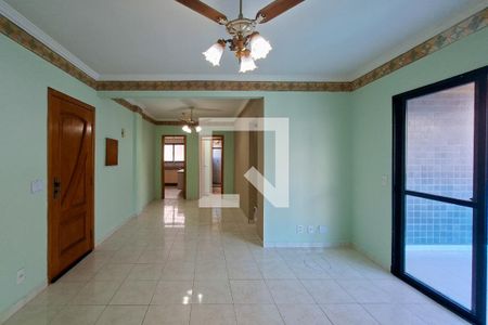 Sala de apartamento para alugar com 3 quartos, 100m² em Vila Caiçara, Praia Grande
