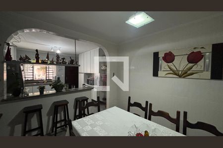 Sala de Jantar - Cozinha de casa à venda com 3 quartos, 181m² em Jardim Ana Maria, Santo André