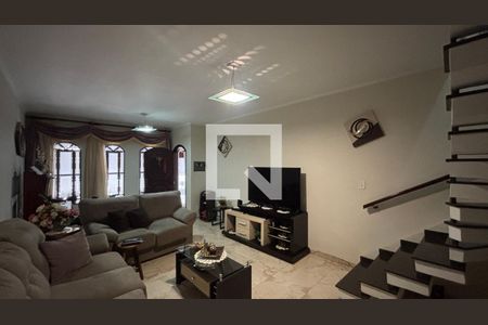 Sala  de casa à venda com 3 quartos, 181m² em Jardim Ana Maria, Santo André