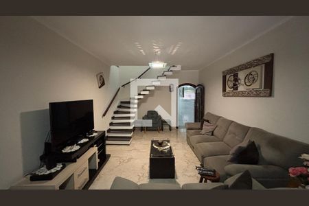 Sala  de casa à venda com 3 quartos, 181m² em Jardim Ana Maria, Santo André