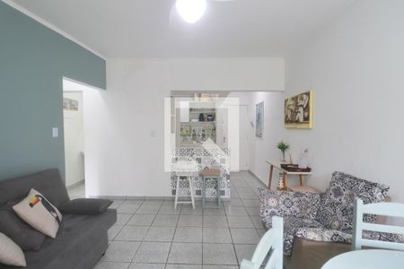 Sala de apartamento para alugar com 2 quartos, 54m² em Centro, Guarujá