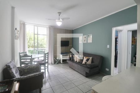 Sala de apartamento para alugar com 2 quartos, 54m² em Centro, Guarujá