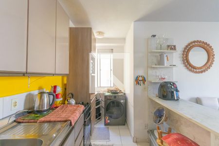 Sala/Cozinha de apartamento para alugar com 2 quartos, 48m² em Fátima, Canoas