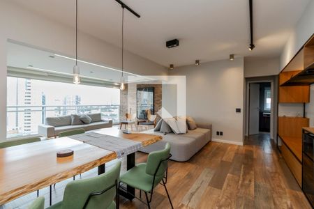 Sala de apartamento para alugar com 2 quartos, 107m² em Cidade Monções, São Paulo