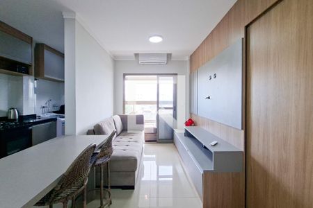 Sala de apartamento para alugar com 2 quartos, 63m² em Boqueirão, Praia Grande