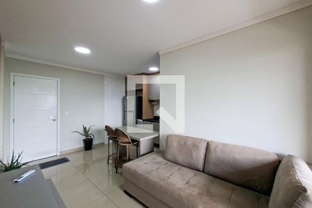 Sala de apartamento para alugar com 2 quartos, 63m² em Boqueirão, Praia Grande