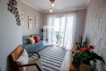 Sala de apartamento para alugar com 3 quartos, 68m² em Chácara Agrindus, Taboão da Serra