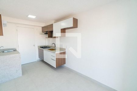 Sala/Cozinha de apartamento para alugar com 1 quarto, 29m² em Jardim Itacolomi, São Paulo