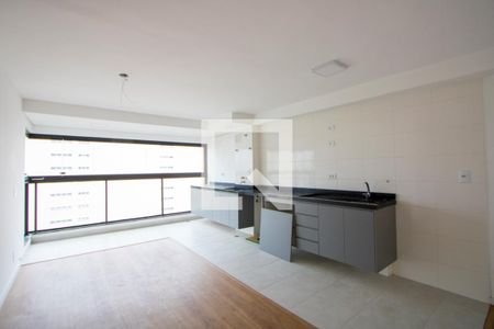 Sala/Cozinha/Área de serviço de apartamento para alugar com 3 quartos, 65m² em Vila Assunção, Santo André