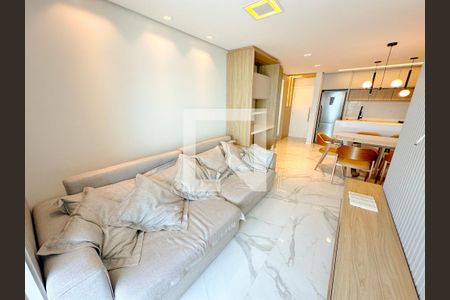 Sala de TV de apartamento para alugar com 2 quartos, 78m² em Barreiros, São José