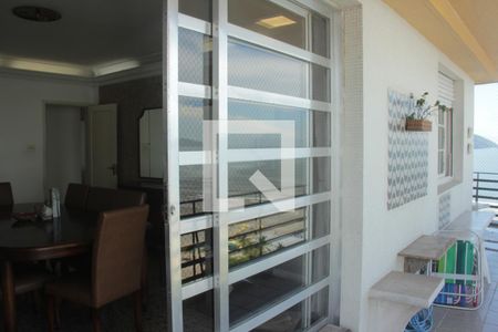 Varanda da Sala e do Quarto 3 de apartamento para alugar com 3 quartos, 200m² em Boqueirão, Santos