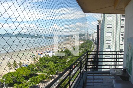 Varanda da Sala e do Quarto 3 de apartamento para alugar com 3 quartos, 200m² em Boqueirão, Santos
