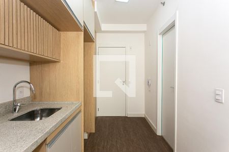 Cozinha de kitnet/studio para alugar com 1 quarto, 24m² em Tatuapé, São Paulo