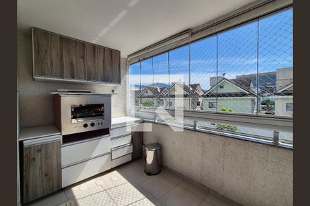 Varanda  de apartamento à venda com 3 quartos, 91m² em Recreio dos Bandeirantes, Rio de Janeiro