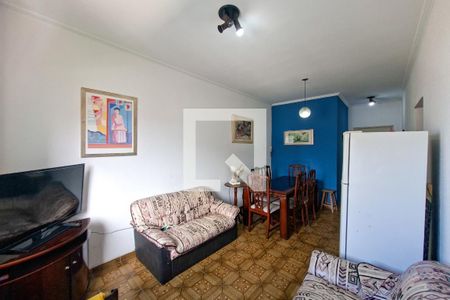 Sala de apartamento para alugar com 2 quartos, 68m² em Vila Tupi, Praia Grande