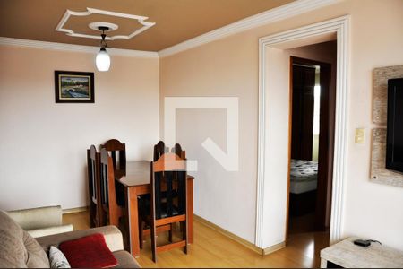 Detalhe - Sala e Sala de Jantar de apartamento à venda com 2 quartos, 56m² em Vila Amélia, São Paulo