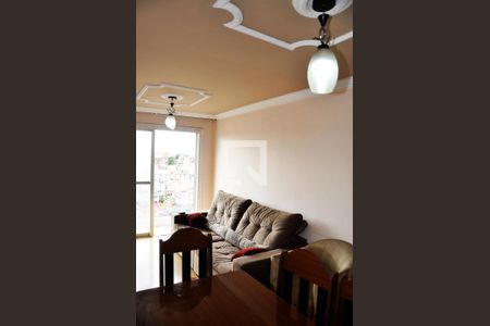 Detalhe - Sala e Sala de Jantar de apartamento à venda com 2 quartos, 56m² em Vila Amélia, São Paulo