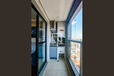 Varanda da Sala de apartamento à venda com 2 quartos, 59m² em Parque das Nações, Santo André