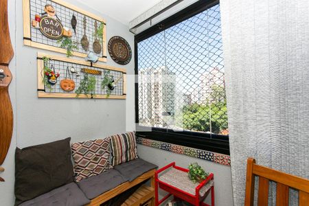 Varanda da Sala de apartamento à venda com 3 quartos, 67m² em Vila Esperança, São Paulo