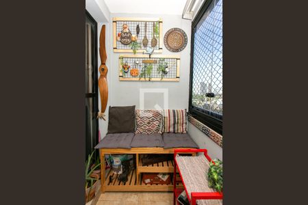 Varanda da Sala de apartamento à venda com 3 quartos, 67m² em Vila Esperança, São Paulo