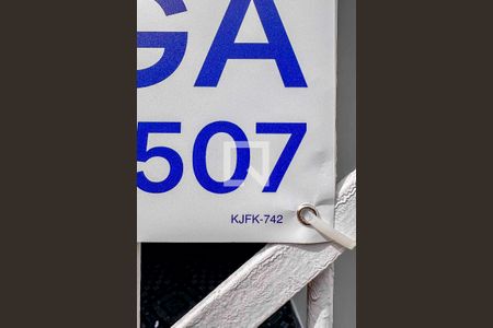 Placa Instalada na Fachada de casa para alugar com 1 quarto, 80m² em Cata Preta, Santo André