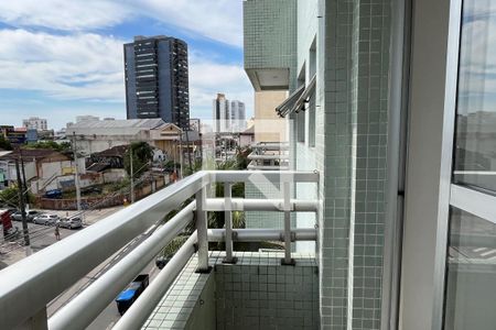 Varanda da Sala de apartamento para alugar com 2 quartos, 104m² em Encruzilhada, Santos