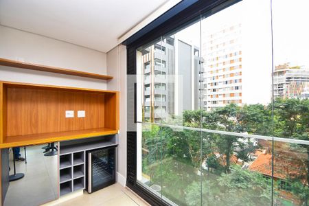 varanda sala de apartamento à venda com 2 quartos, 85m² em Pinheiros, São Paulo
