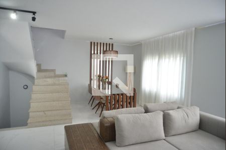 Sala de casa à venda com 3 quartos, 197m² em Vila Alzira, Santo André