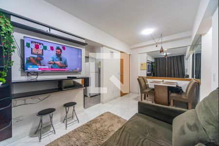 Sala de apartamento para alugar com 1 quarto, 37m² em Vila Assunção, Santo André