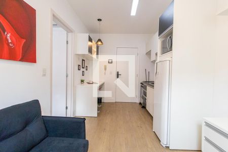 Sala/Cozinha de kitnet/studio para alugar com 1 quarto, 43m² em Rebouças, Curitiba