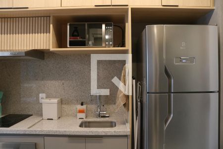 Cozinha de kitnet/studio para alugar com 1 quarto, 27m² em Perdizes, São Paulo
