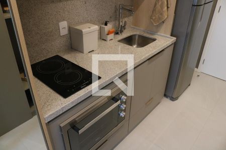 Cozinha de kitnet/studio para alugar com 1 quarto, 27m² em Perdizes, São Paulo