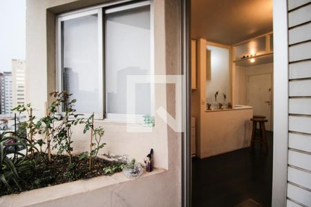 Varanda de kitnet/studio para alugar com 1 quarto, 34m² em Moema, São Paulo