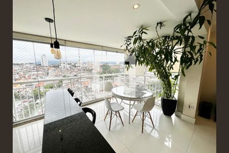 Varanda da Sala de apartamento à venda com 3 quartos, 110m² em Lauzane Paulista, São Paulo