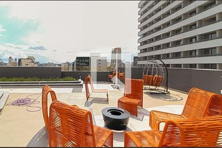 Área comum - Rooftop de kitnet/studio à venda com 1 quarto, 26m² em Vila Olímpia, São Paulo