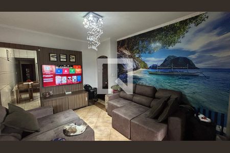 Sala de casa à venda com 3 quartos, 106m² em Condomínio Maracanã, Santo André