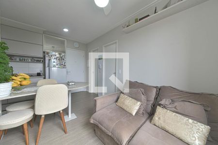 Sala de apartamento à venda com 1 quarto, 34m² em Santo Amaro, São Paulo