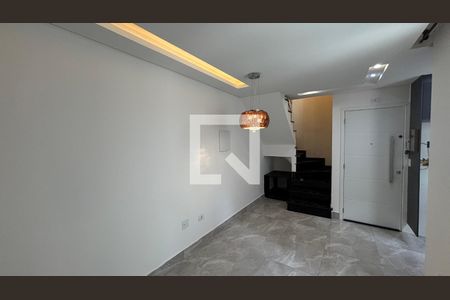 Sala - Sala de Jantar  de apartamento à venda com 3 quartos, 90m² em Campestre, Santo André