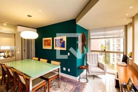 Sala de apartamento para alugar com 3 quartos, 110m² em Funcionários, Belo Horizonte