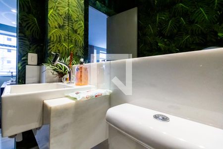 Lavabo de apartamento à venda com 3 quartos, 110m² em Funcionários, Belo Horizonte