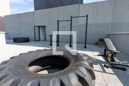 Rooftop - Academia de kitnet/studio para alugar com 1 quarto, 28m² em Perdizes, São Paulo